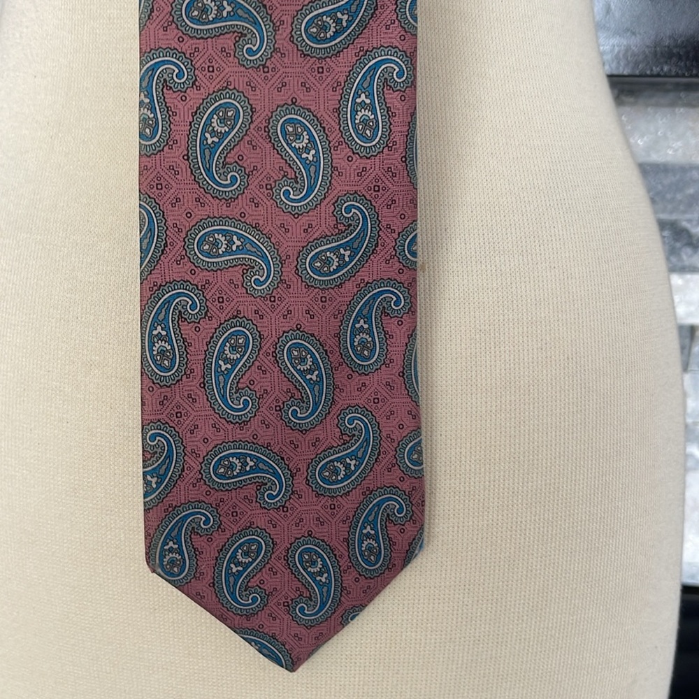 Kenneth Roberts Tie Silk Length 56.5” Made Italy